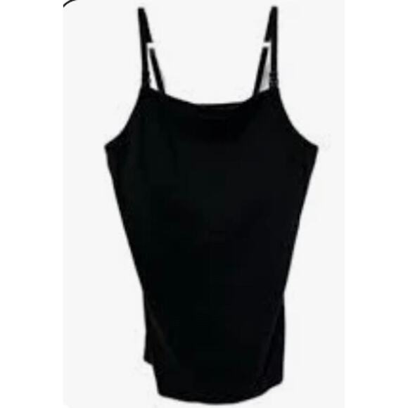 Quince Tencel Jersey Maternity Nusing Tank Black Sz M  NWOT#35 - Picture 2 of 3